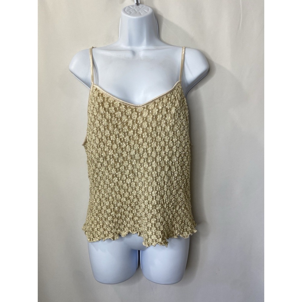 Vintage 90s Tank Top Shirt Size XL Going Out Romantic Regency Ethereal Rave Wear